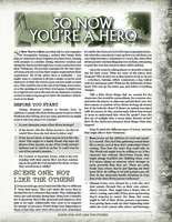 Scion: So Now You're a Hero